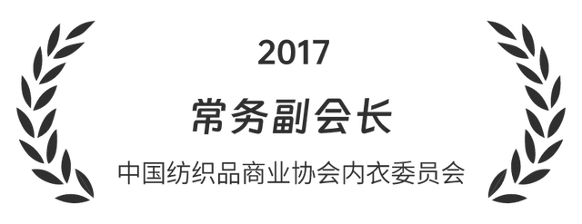 2017 常务副会长 中国纺织品商业协会内衣委员会